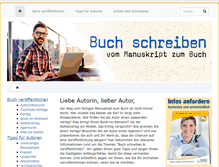 Tablet Screenshot of buch-schreiben.de